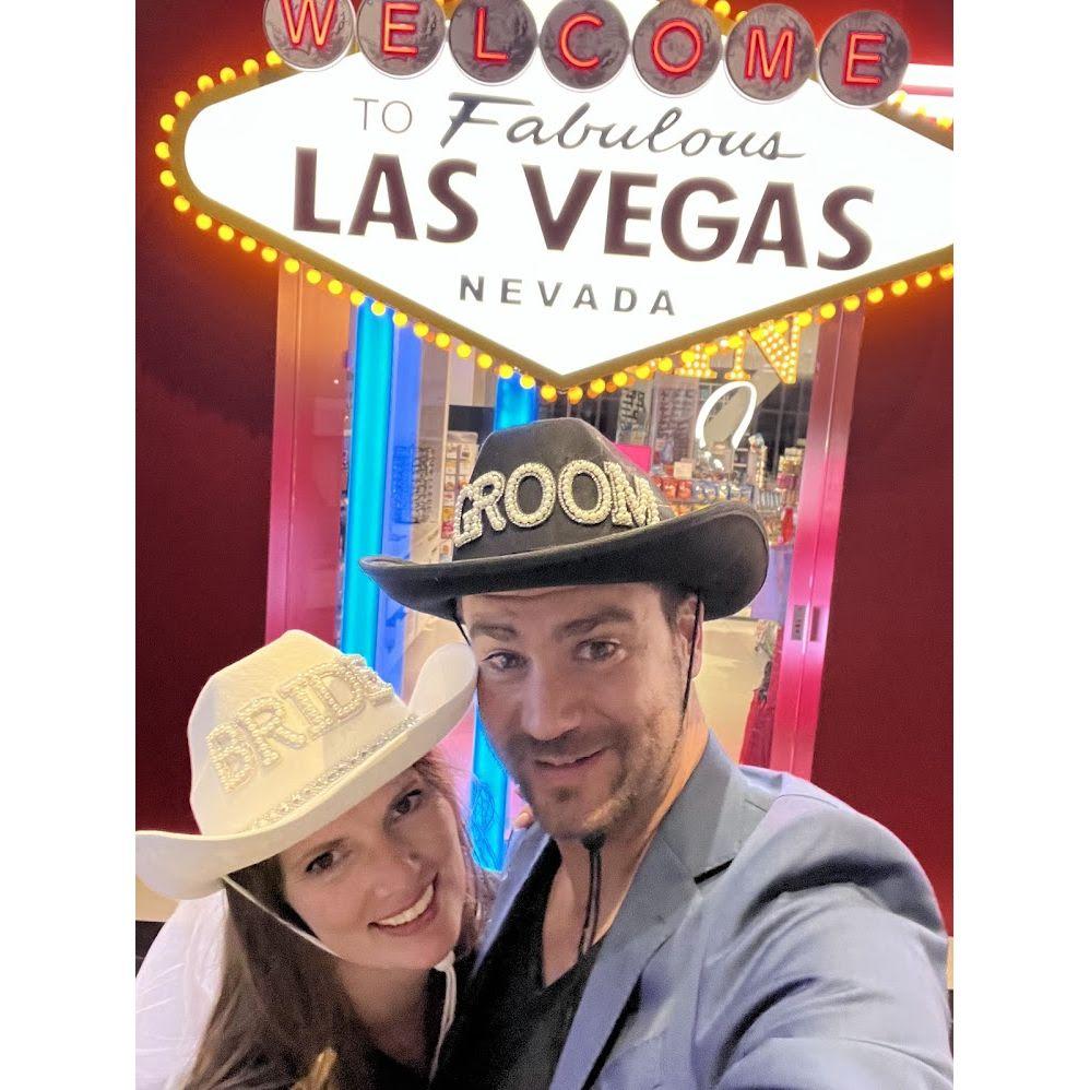 We returned to Vegas, where we first met, and had a lot of fun celebrating our engagement!