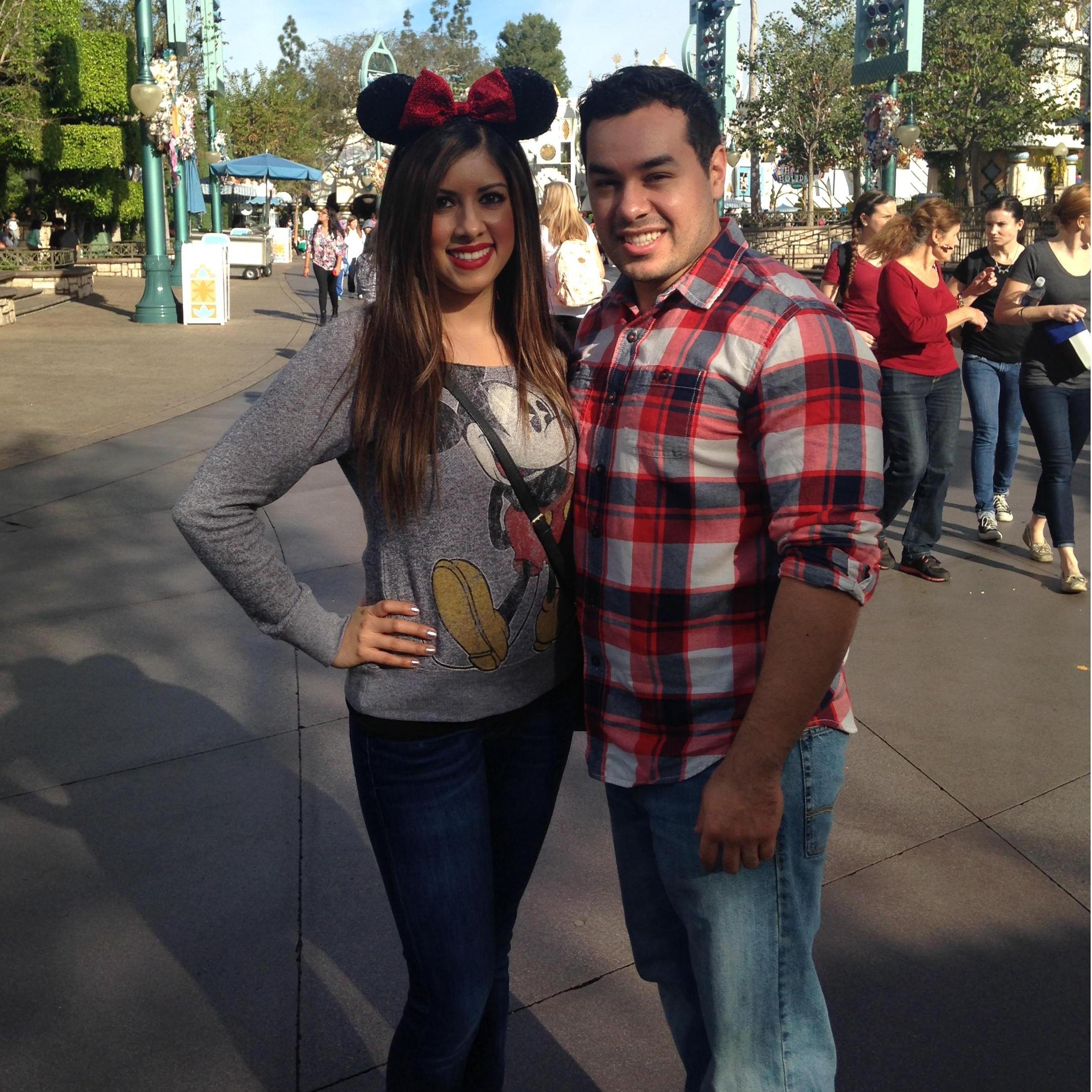 Our second trip to Disneyland together.