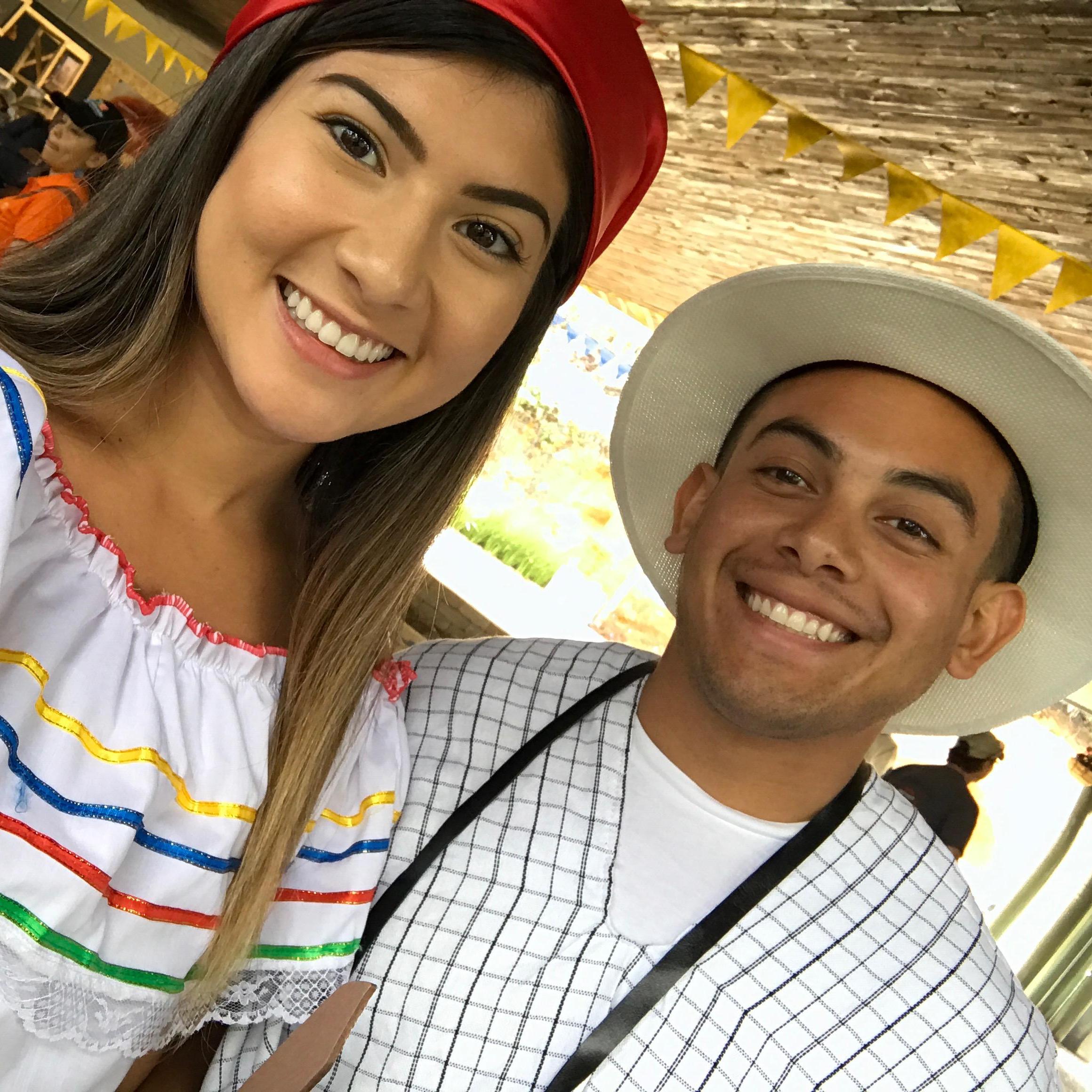 Traditional Colombian outfit