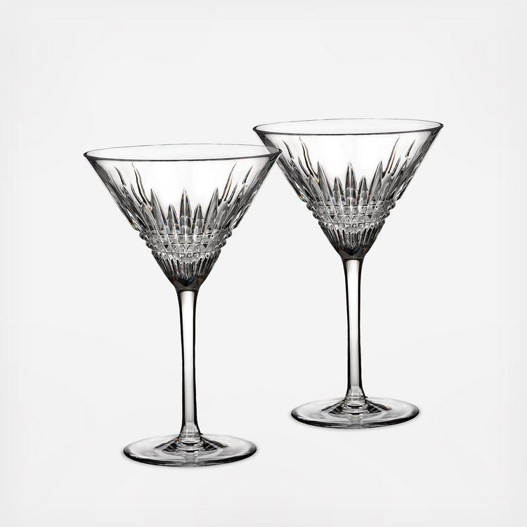 Fritz Crystal Stemless Martini Glass