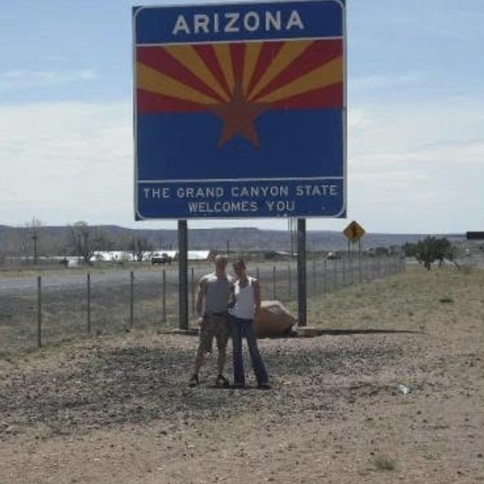 On our way to live in Arizona 2009