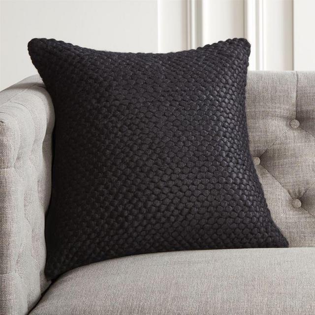 18" Remy Black Pillow