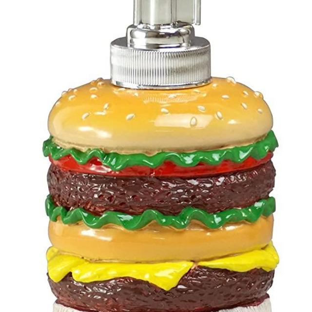 Rotary Hiro Soap Dispenser, Hamburger, RH-167, Size: Φ3.0 x 5.3 inches (75 x 135 mm)