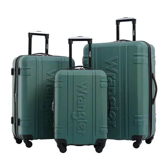 Wrangler Astral Travel Luggage, Sage Brush, 3 Piece Set