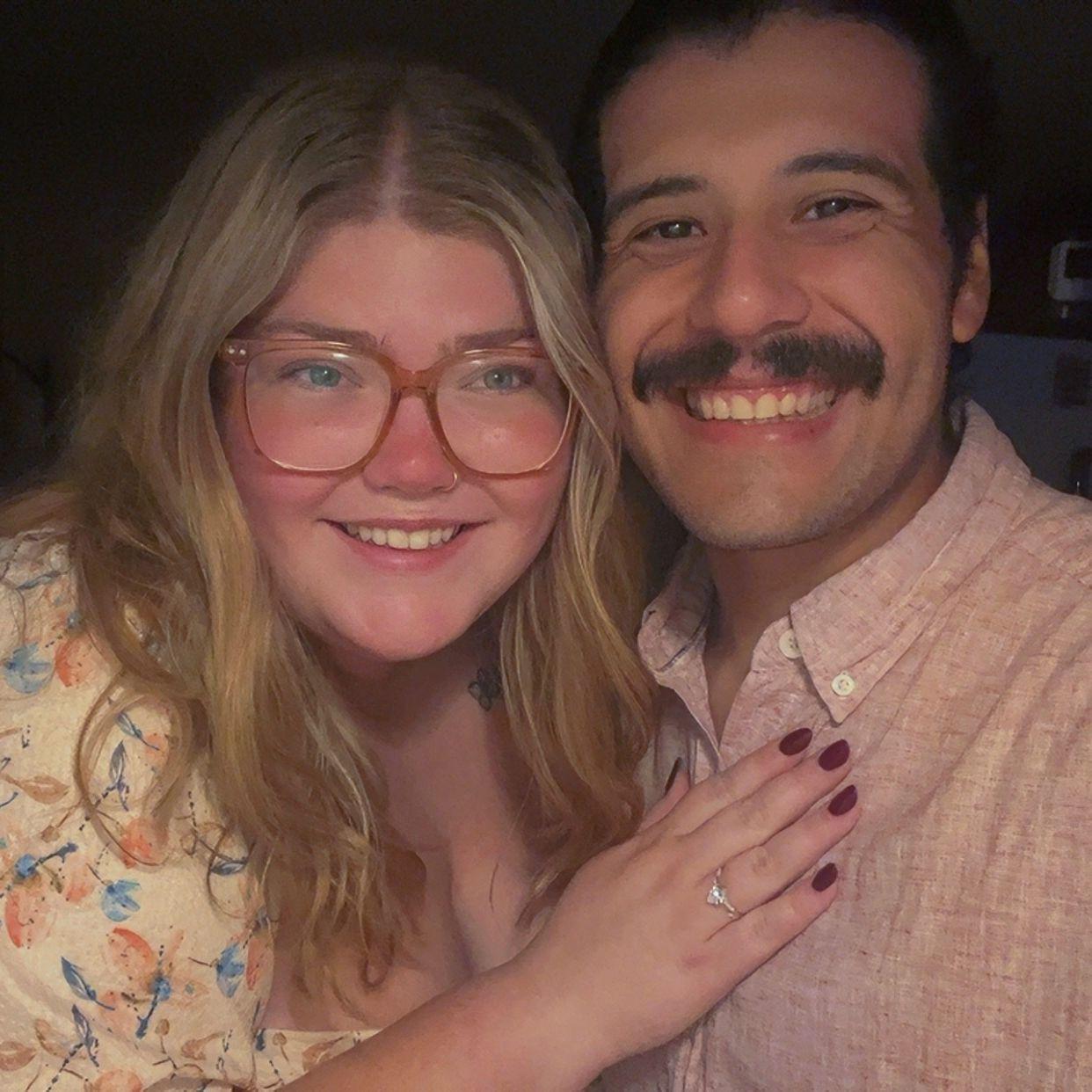 The night we got engaged