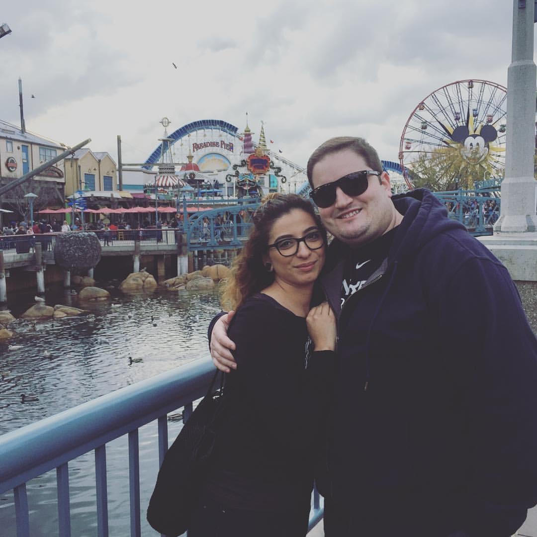 LP playing hooky from work to take Natalie to the most magical place on earth!