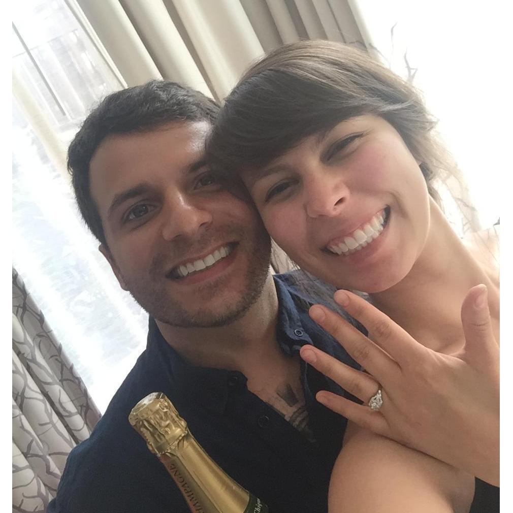 Official engagement selfie.
