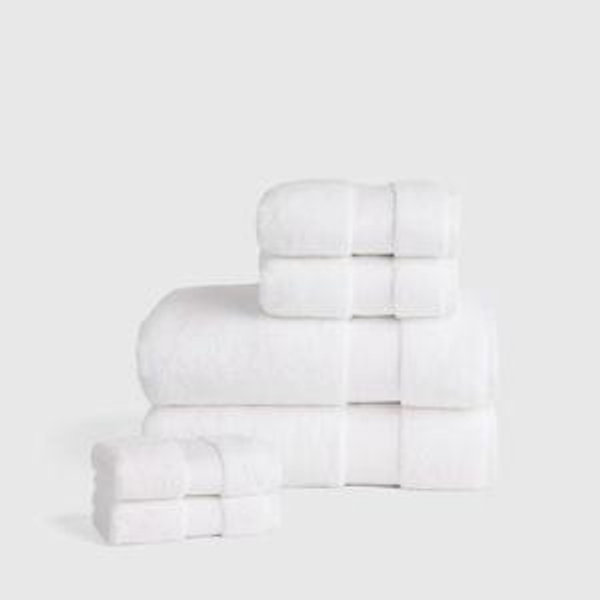 Turkish Ultra Luxe Plush Bath Towel Bundle in White