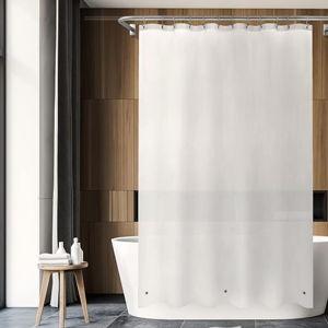 Barossa Design Frosted Shower Curtain Liner - Premium PEVA Shower Liner for Bathroom, BPA & PVC Free, No Chemical Smell, Lightweight Bath Curtain with 3 Magnets, Metal Grommets - Frost, Standard Size