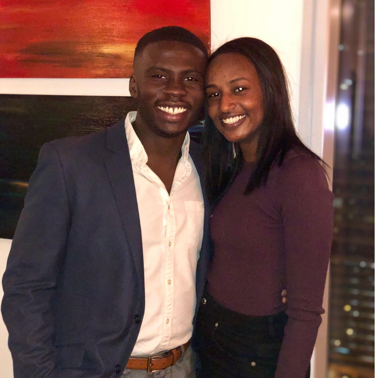 Our first photo together // our anniversary 
December '18