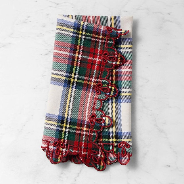 Scottish Amalfi Napkin, Red