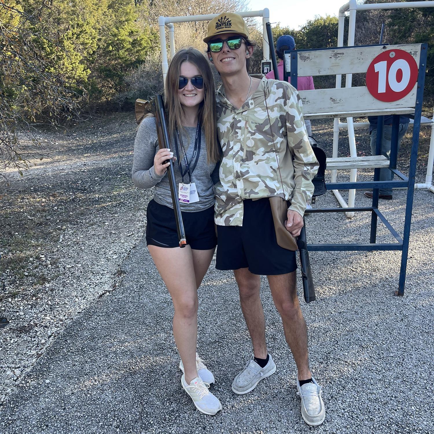 Shooting sporting clays at the National Shooting Complex!