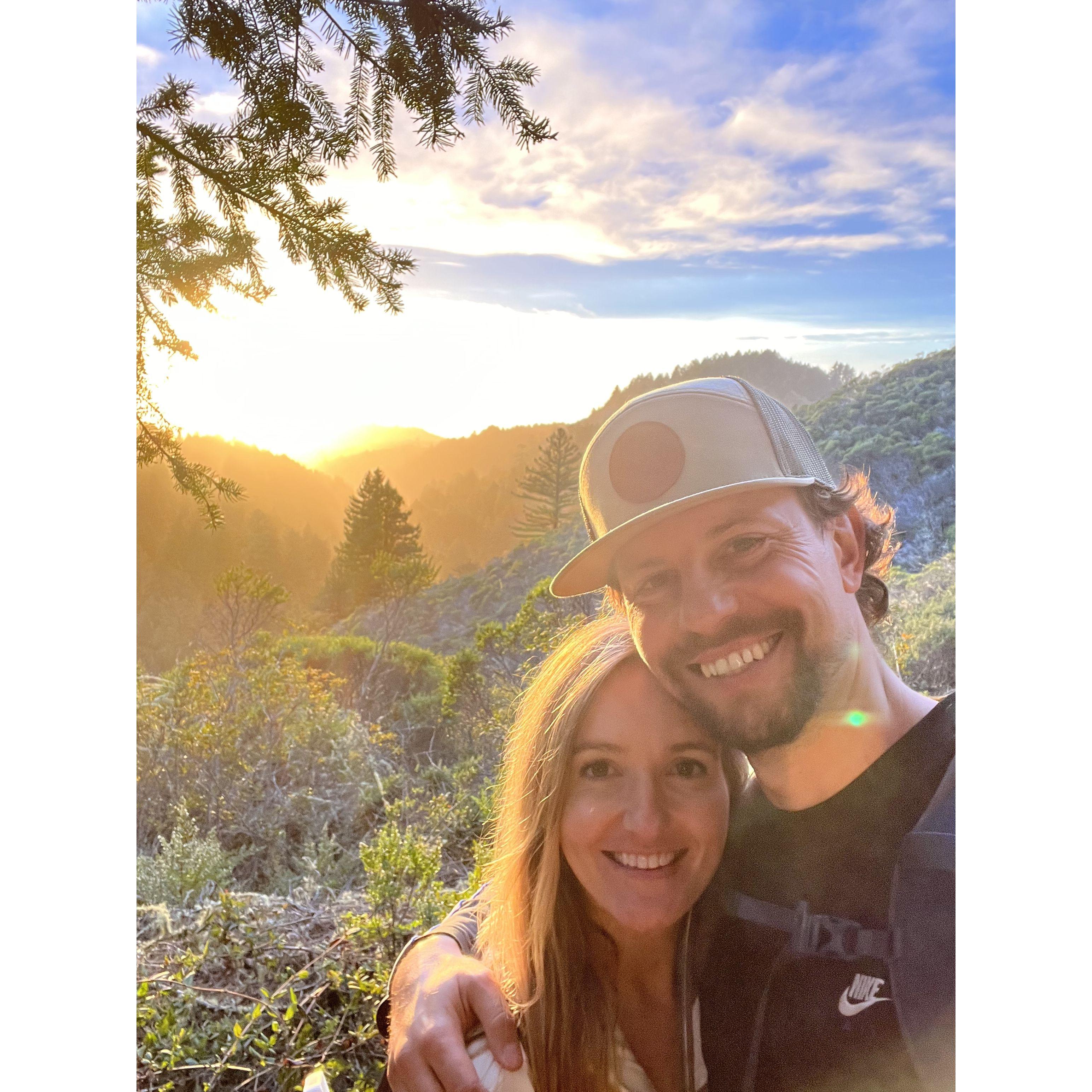 Our first photo together! (Actually, we lied, it turns out we took a photo together in 2014 that neither of us had any recollection of. Love at second sight it is!)