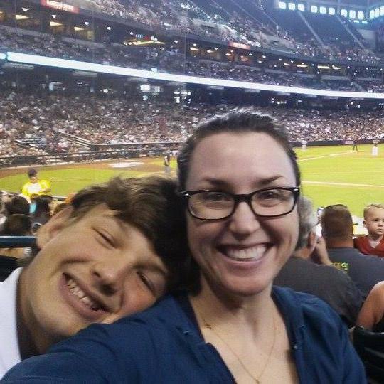 Baseball-just the two of us. Thanks Teresa