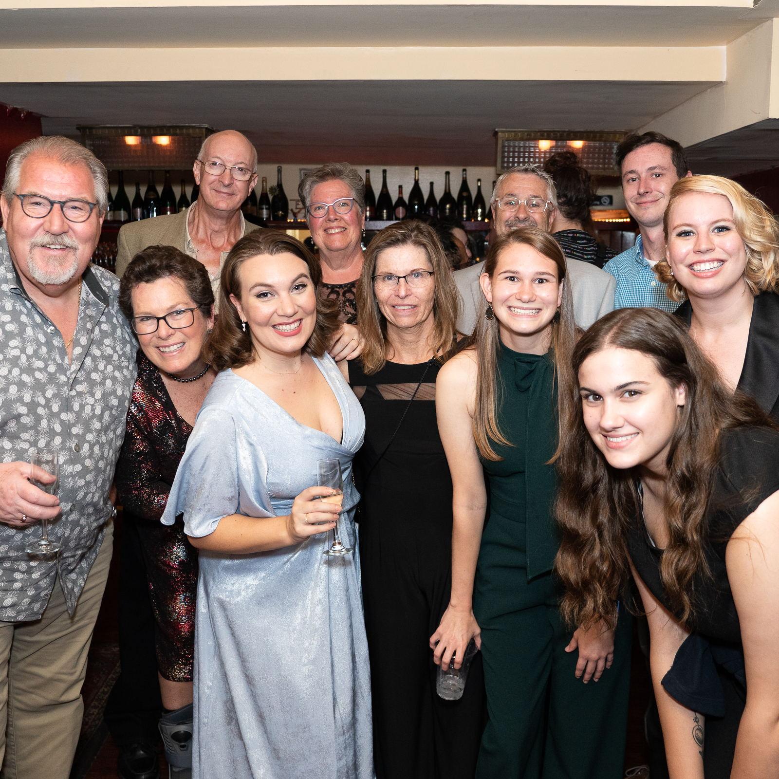 Surprise engagement party - family photo!