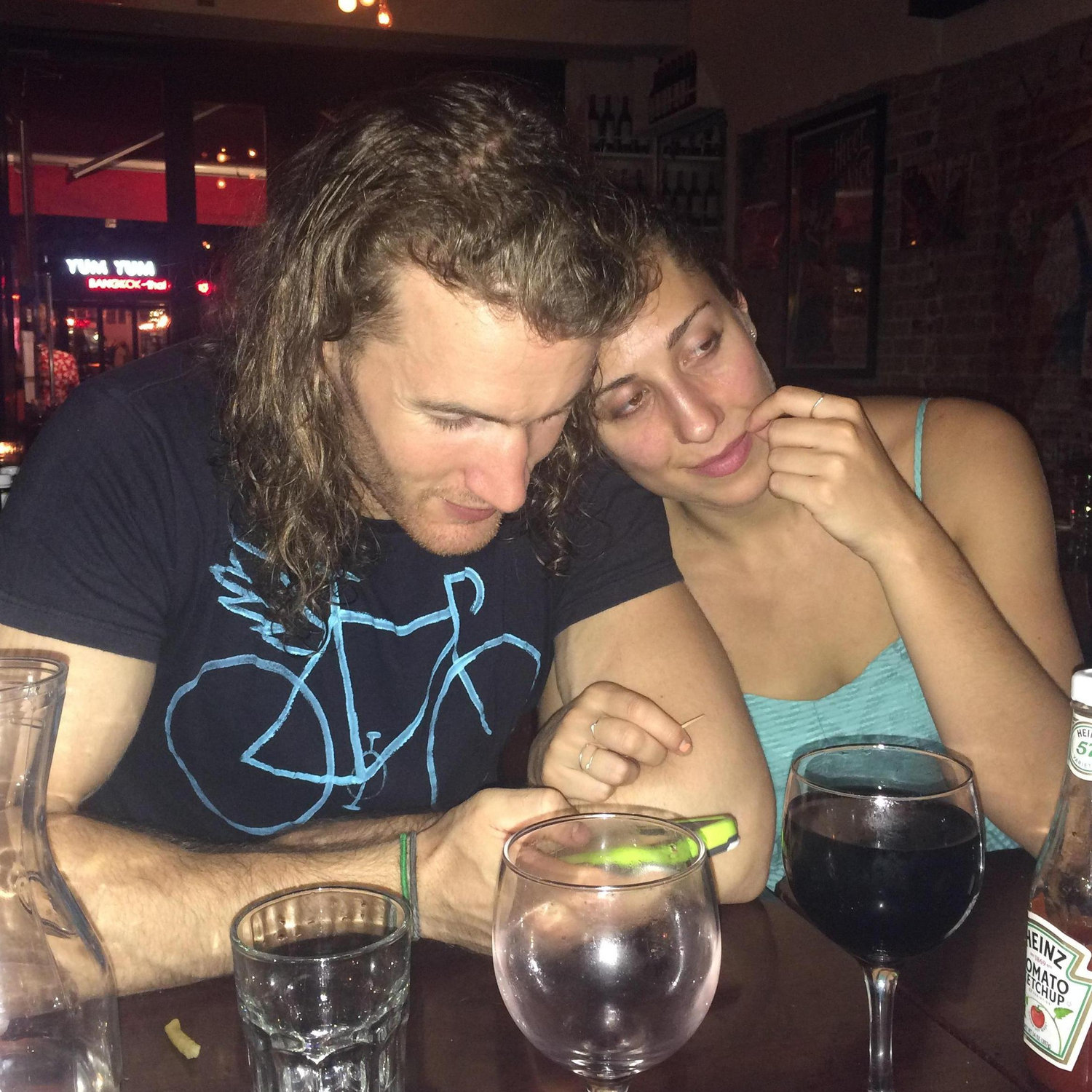 Dinner at our fave neighborhood French spot