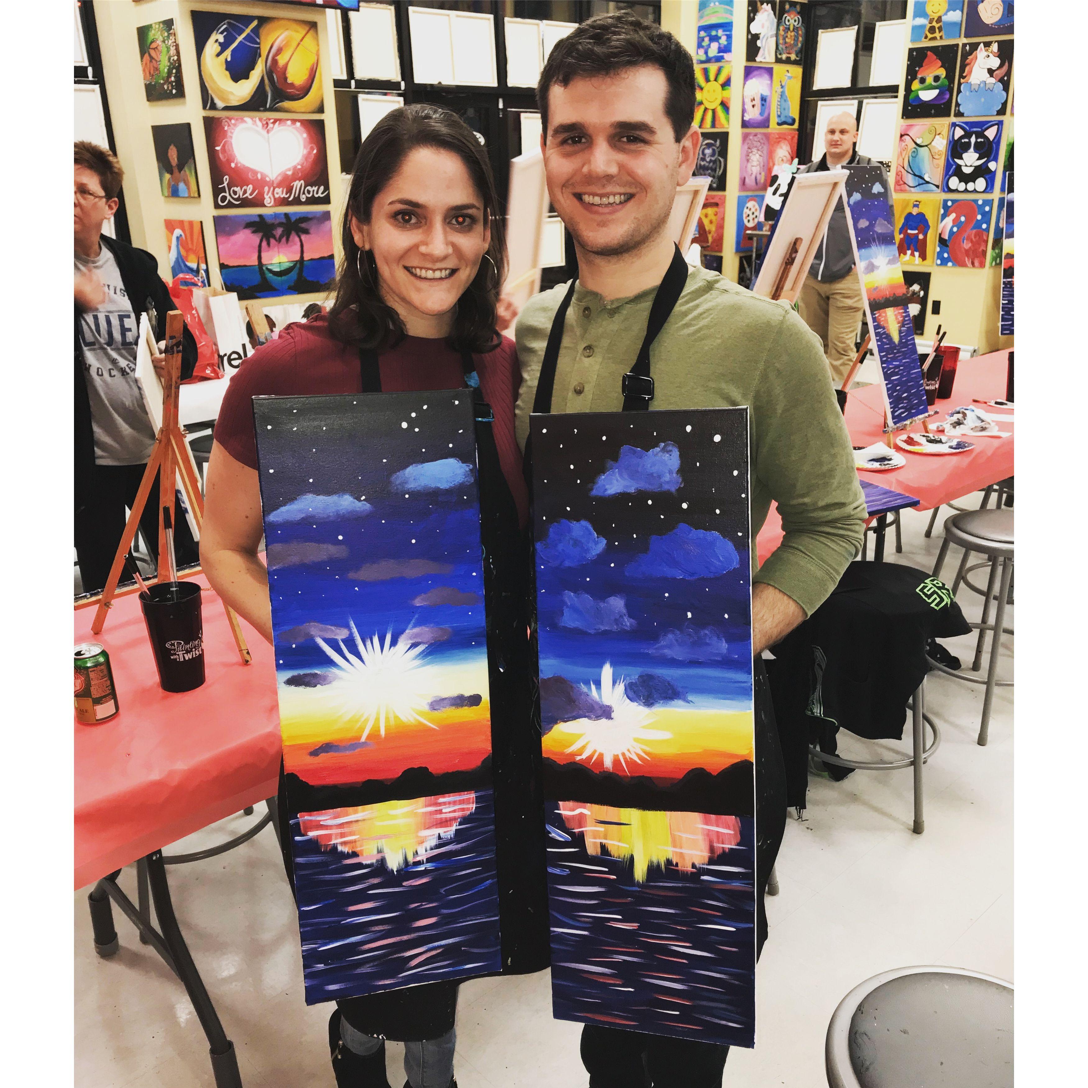 Paint and wine!