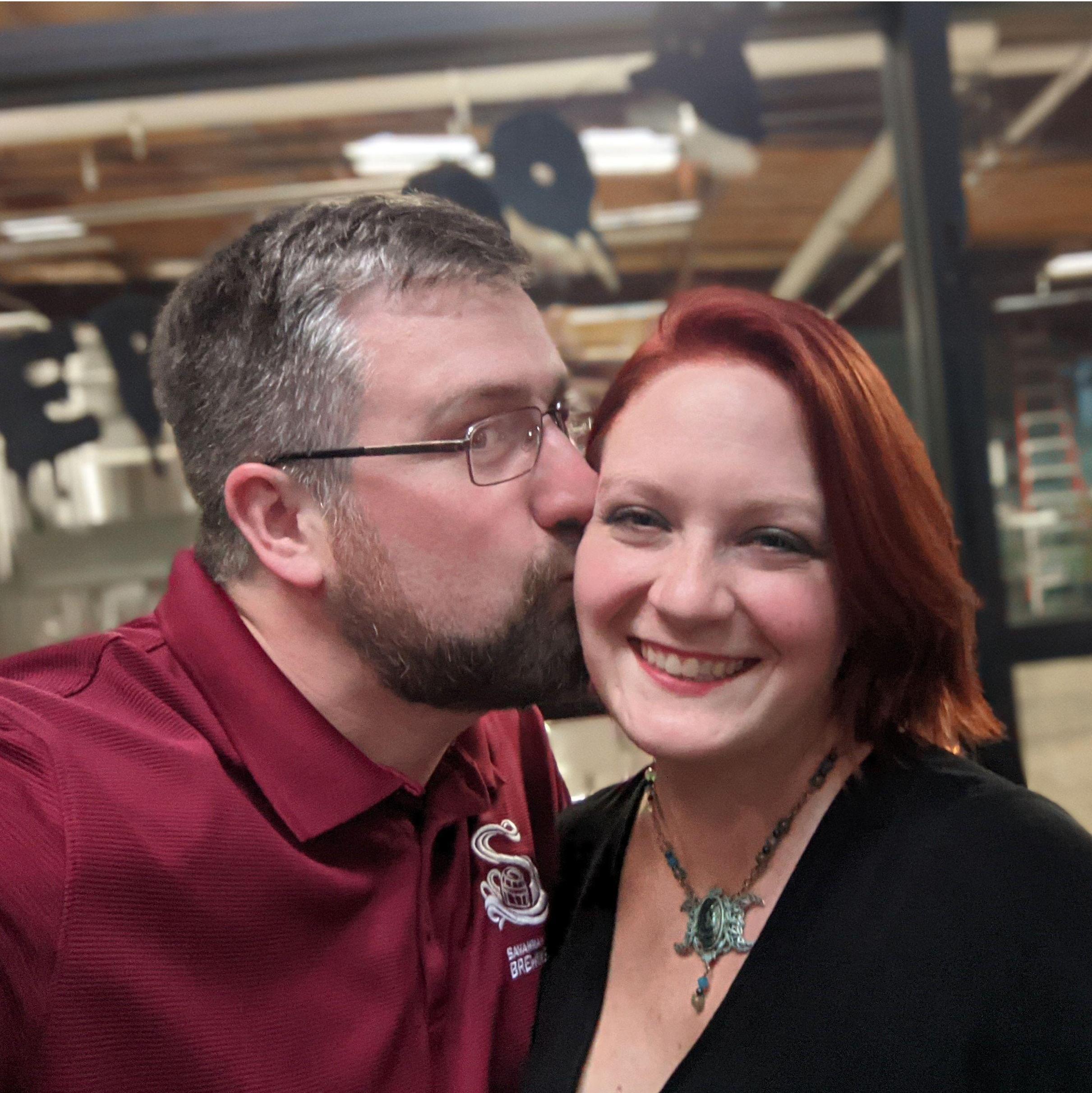 At our engagment party