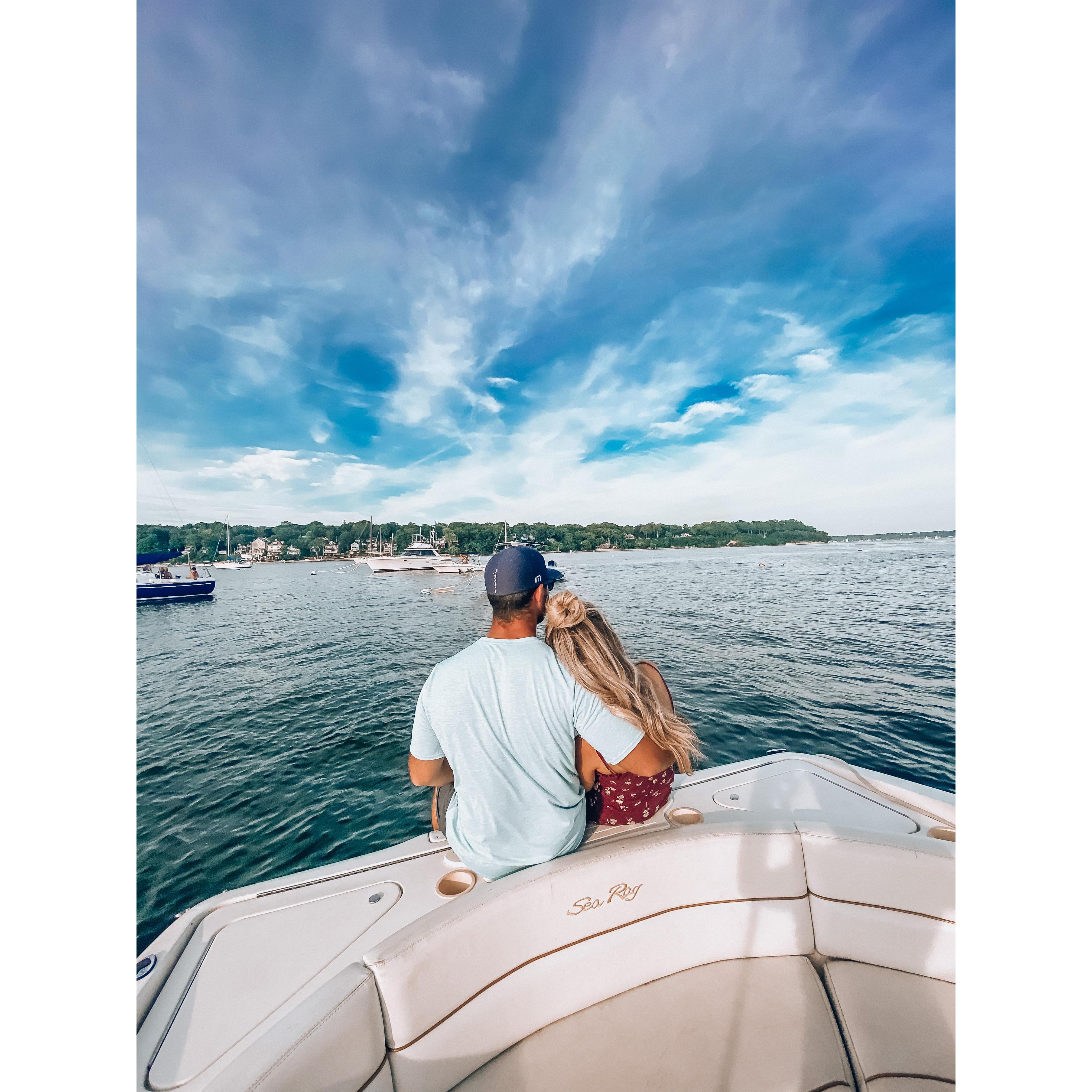 Boat day in Northport, New York