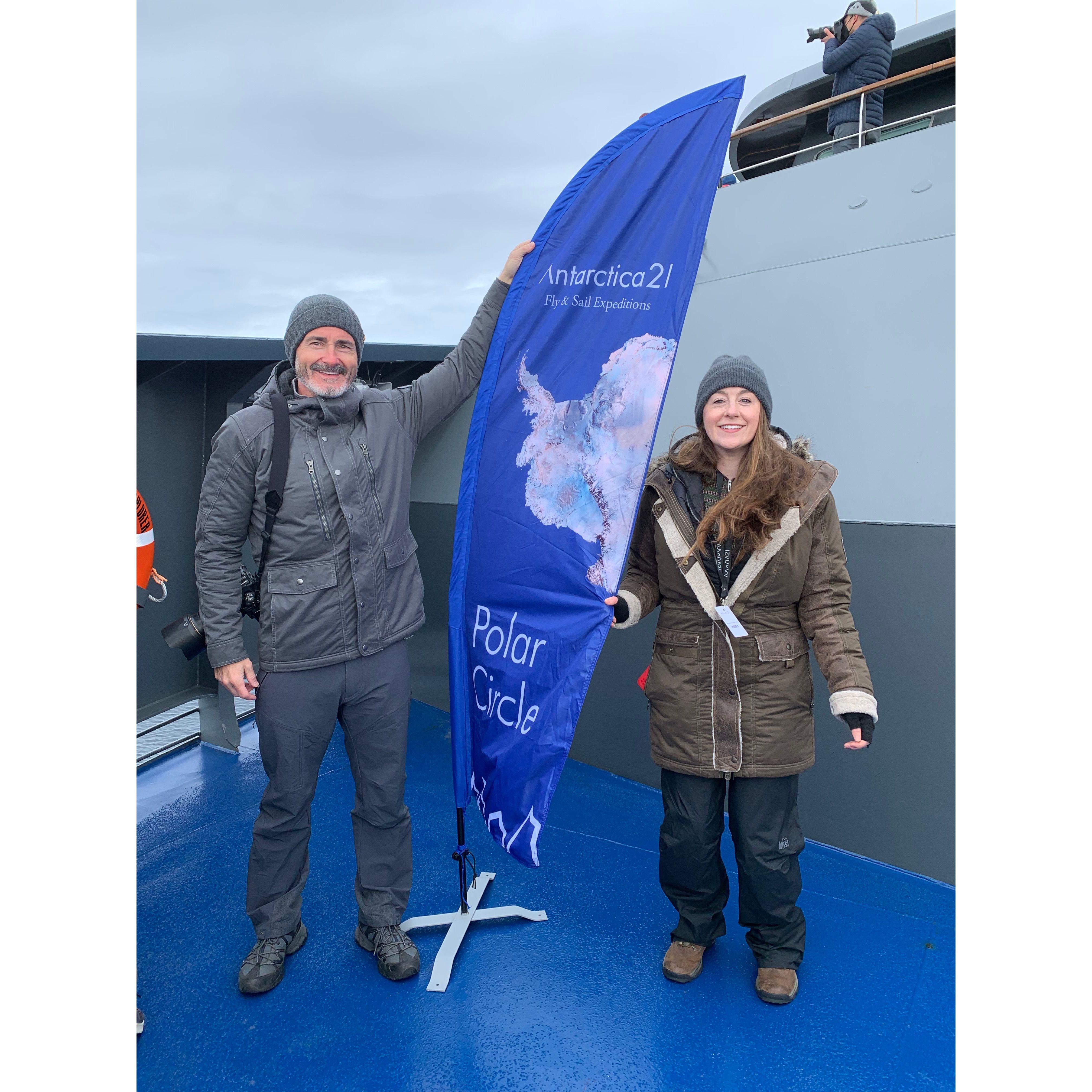 Aboard the Magellan Explorer on an Earth Expeditions trip! Earth Expeditions is Robert's travel company..