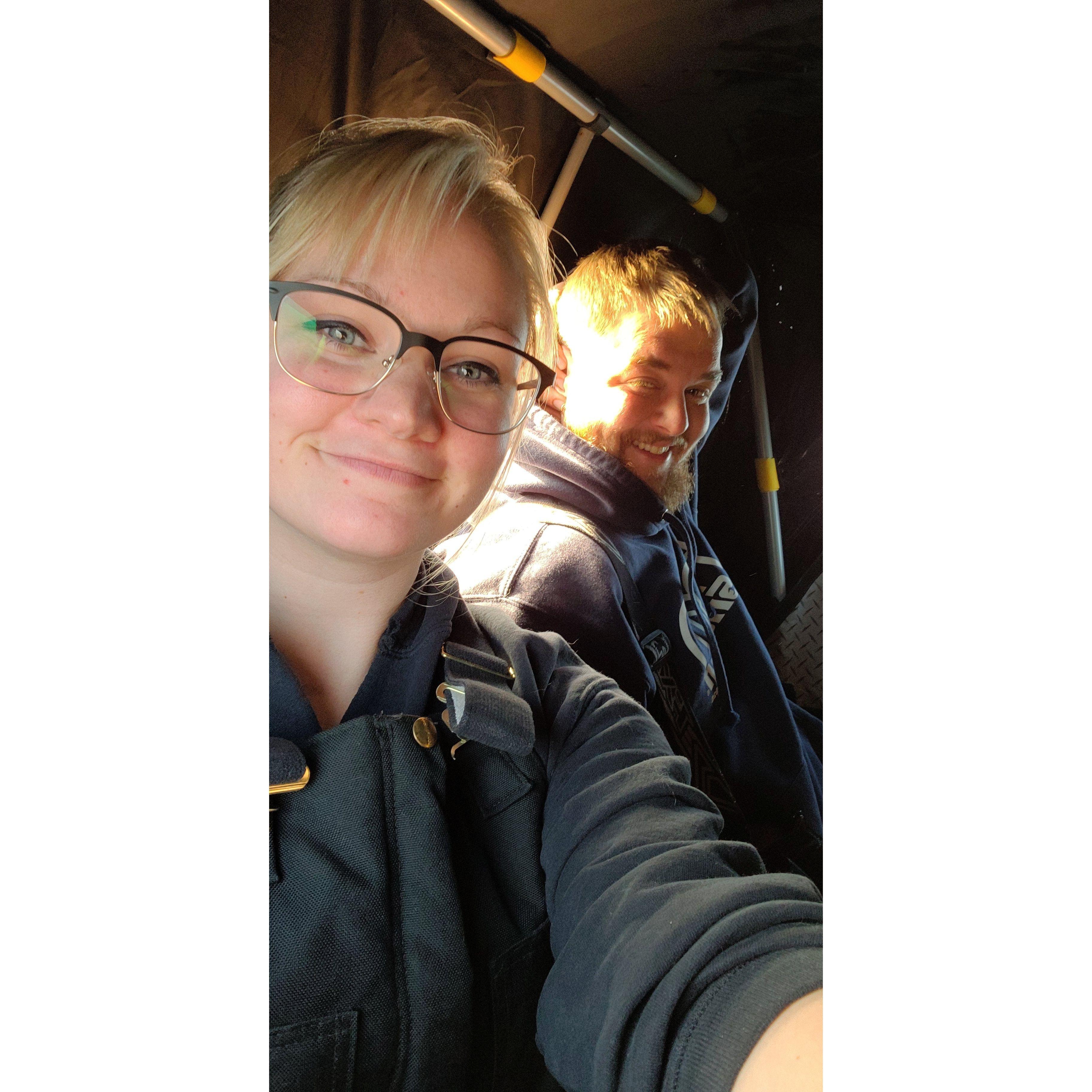 Our first selfie together!