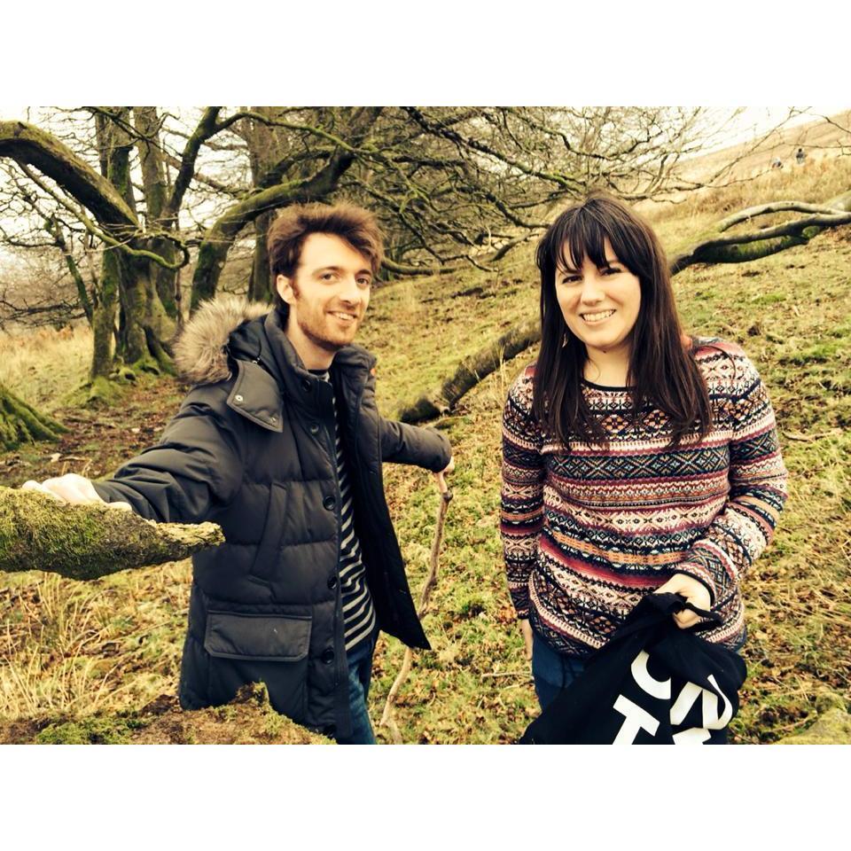 On a hike in Exmoor