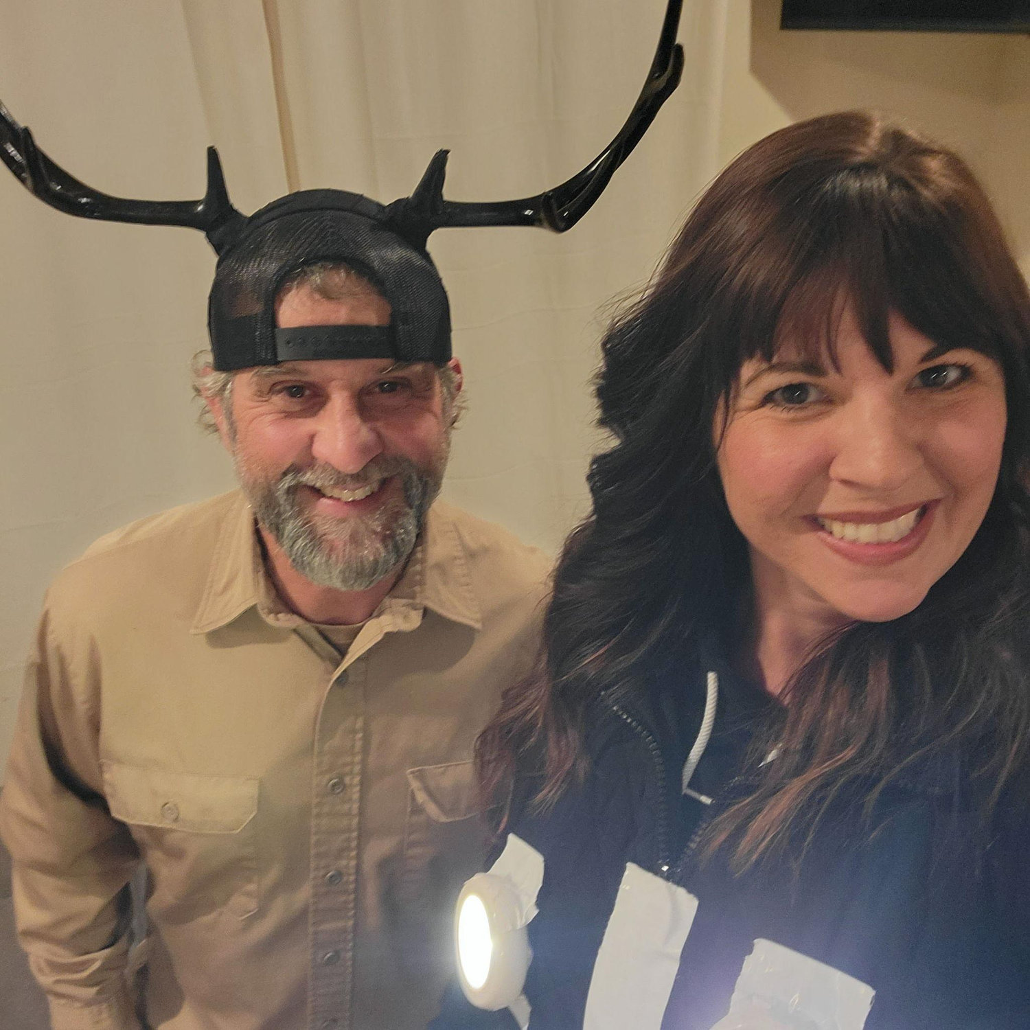 Deer and the headlights.  Halloween 2024