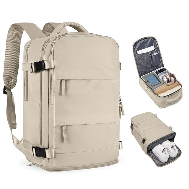 coofay Travel Backpack For Women Men Airline Approved Carry On Backpack Flight Approved Waterproof Sports Luggage Backpack Casual Daypack Small Hiking Backpack