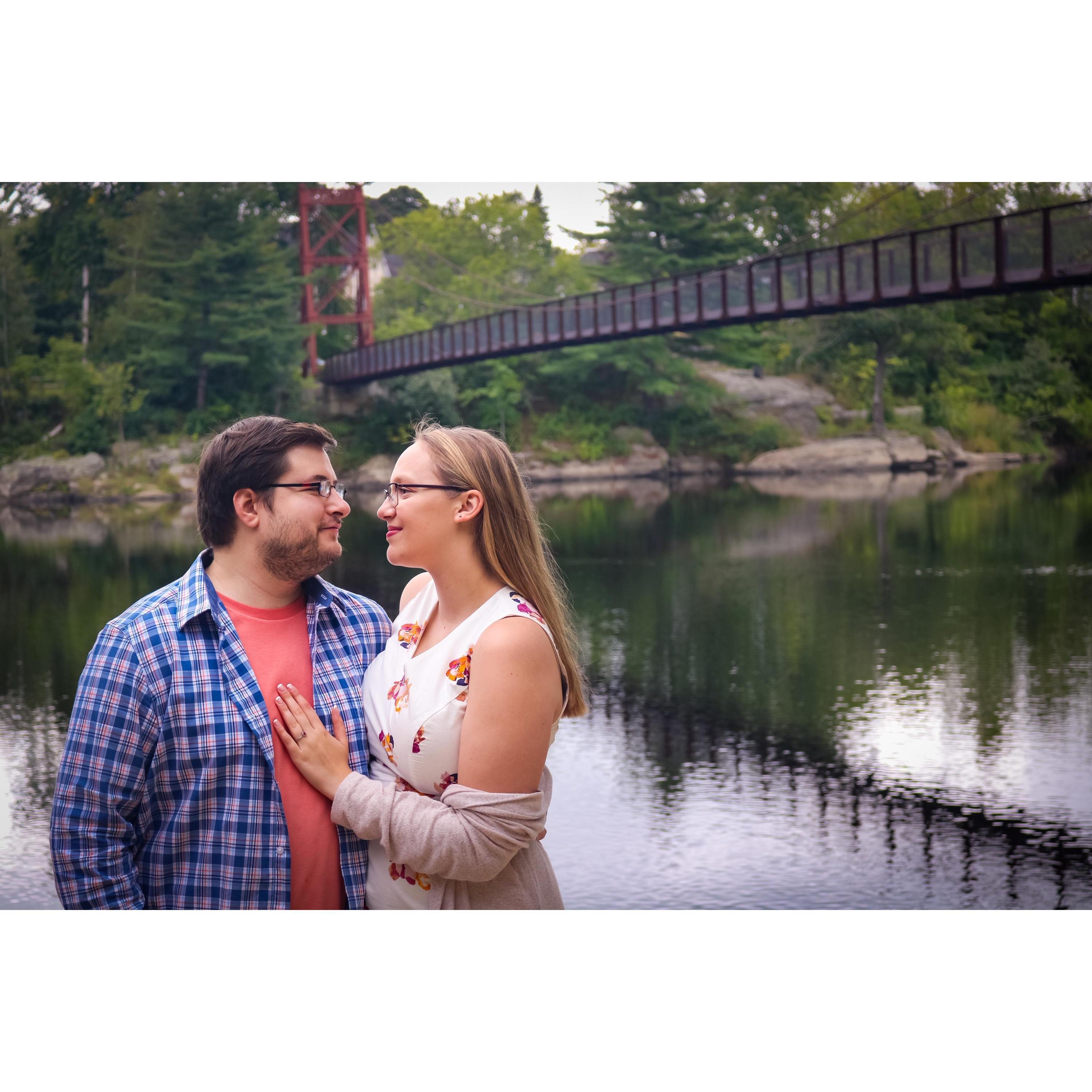 Our couple loves to travel! Both have lived outside of the U.S. and talk often about places they want to visit someday soon.