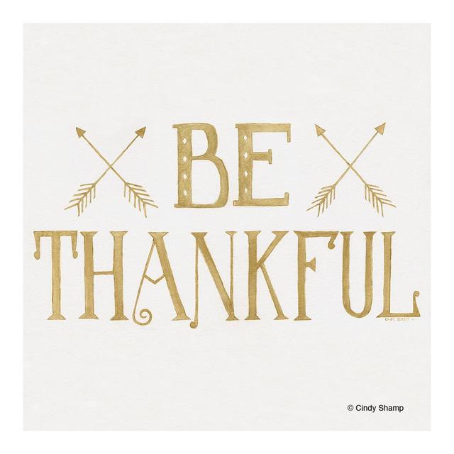 4pk Ceramic Be Thankful Arrow Print Coasters - Thirstystone