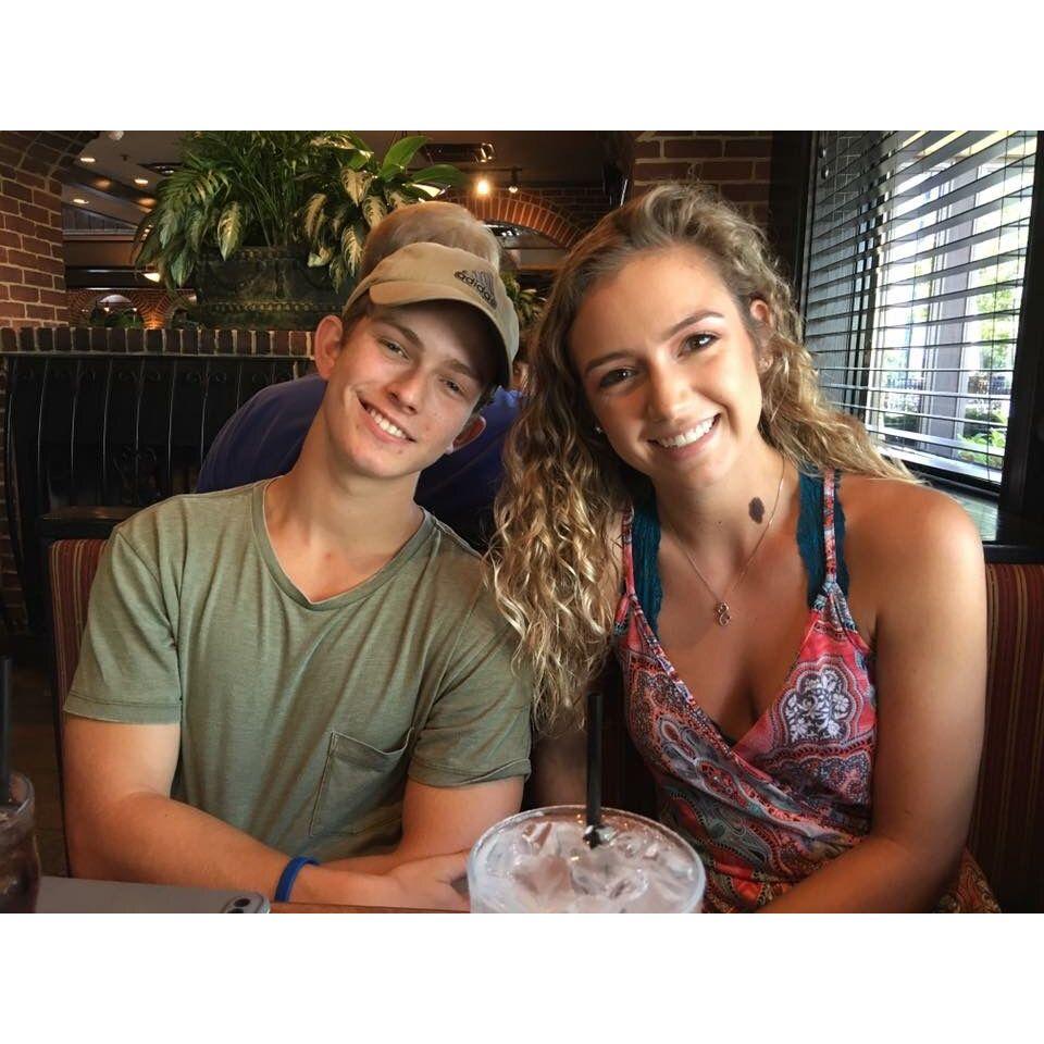 Out to dinner with Bill and Tracy when they came to visit us in Morgantown, 2018.