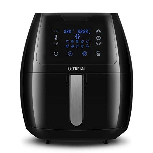 Ultrean 5.8 Quart Air Fryer, Electric Hot Air Fryers Oilless Cooker with 8 Presets, Digital LCD Touch Screen, Nonstick Basket, 1700W, UL Listed