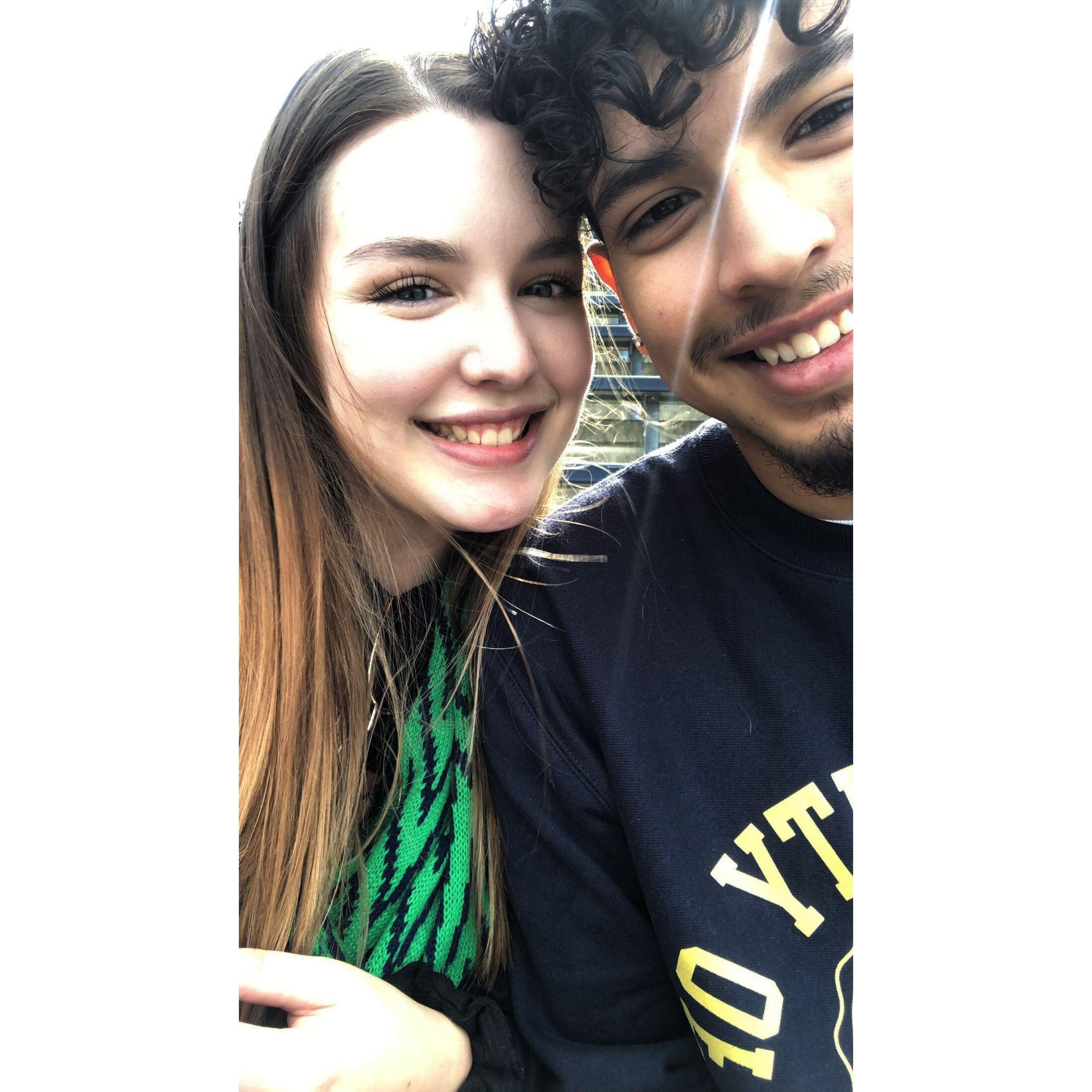 Notre Dame game for our 1st anniversary!