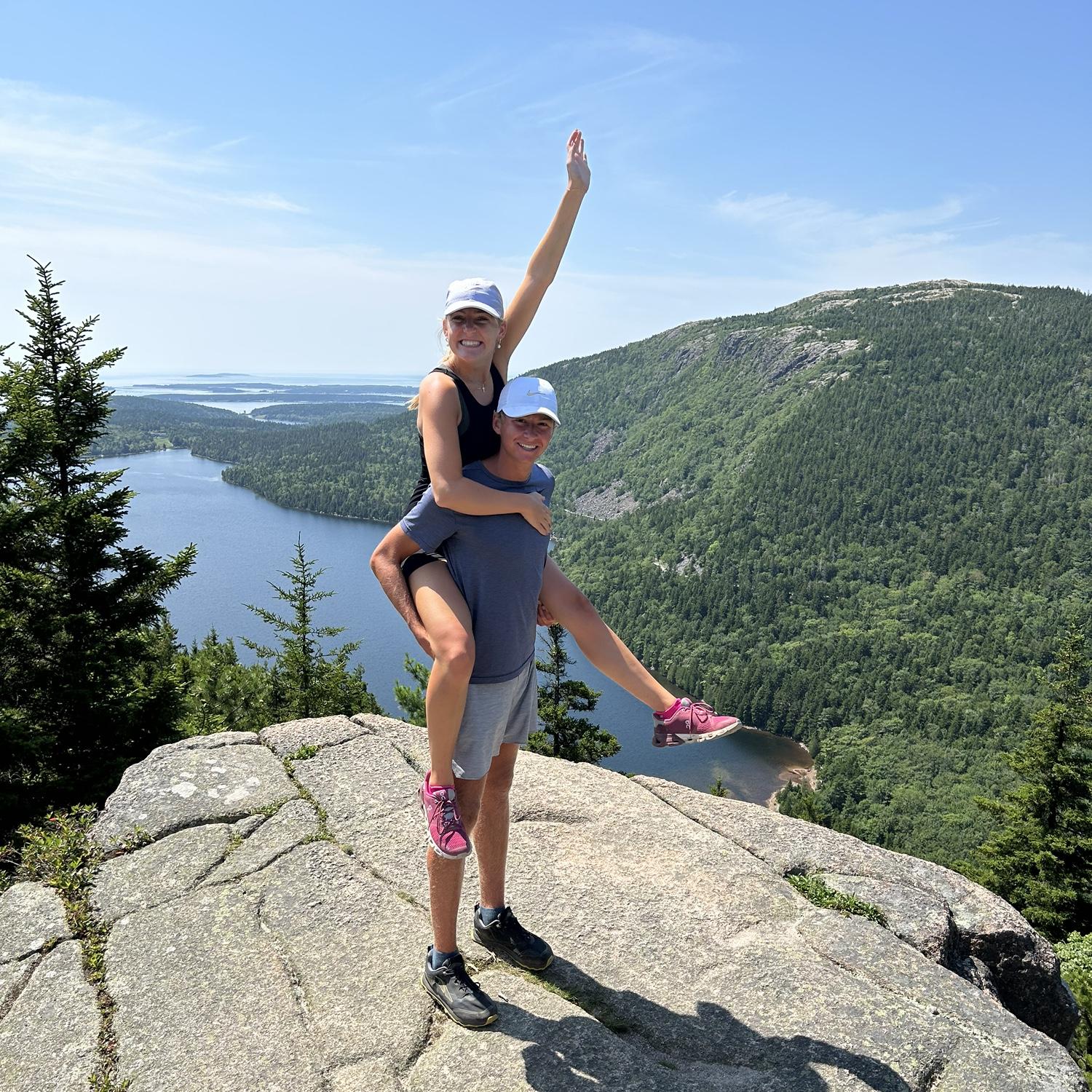 July 25, 2023 - our trip to Bar Harbor Maine! who knew we would be back here exactly 3 years later getting married!!!!