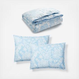 Joanna 3-Piece Floral Duvet Set