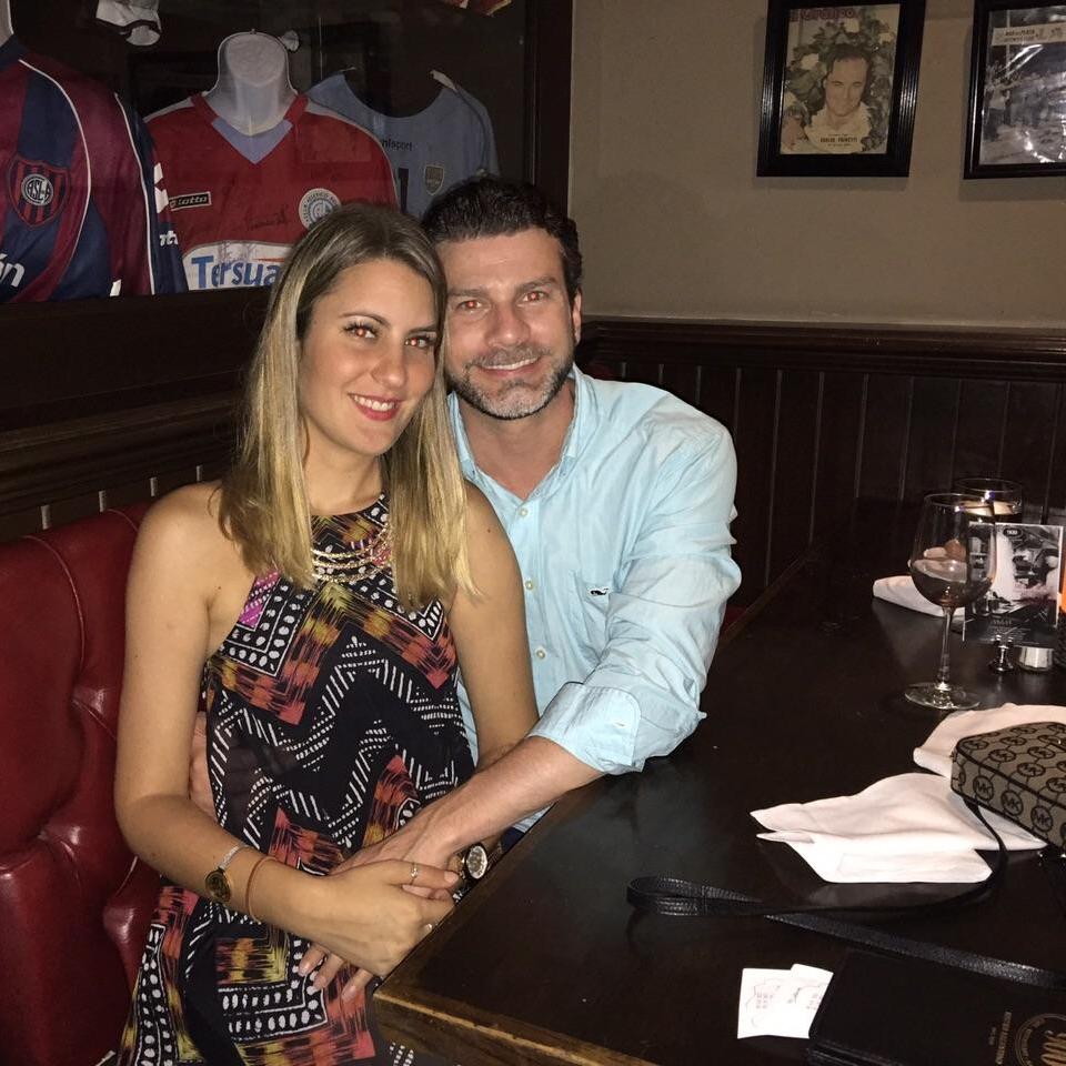 At our favorite restaurant in Miami