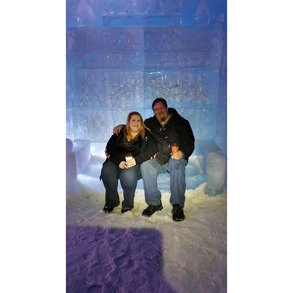 Ice Castles Date Night.... March 2, 2018