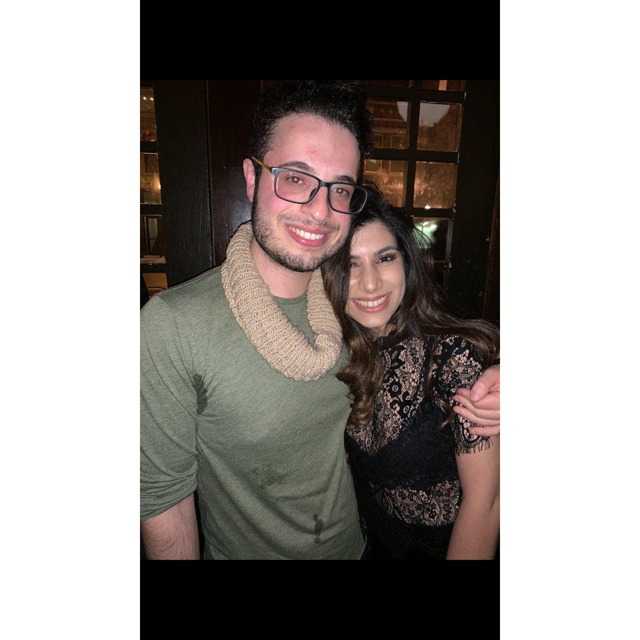 Right before we started liking each other