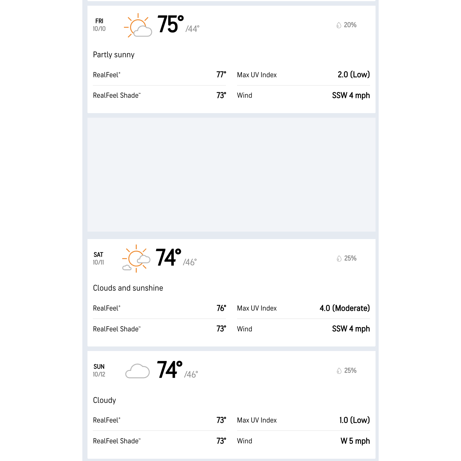 Forecast - updated 9/1