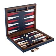 Woven Leather Backgammon Set
