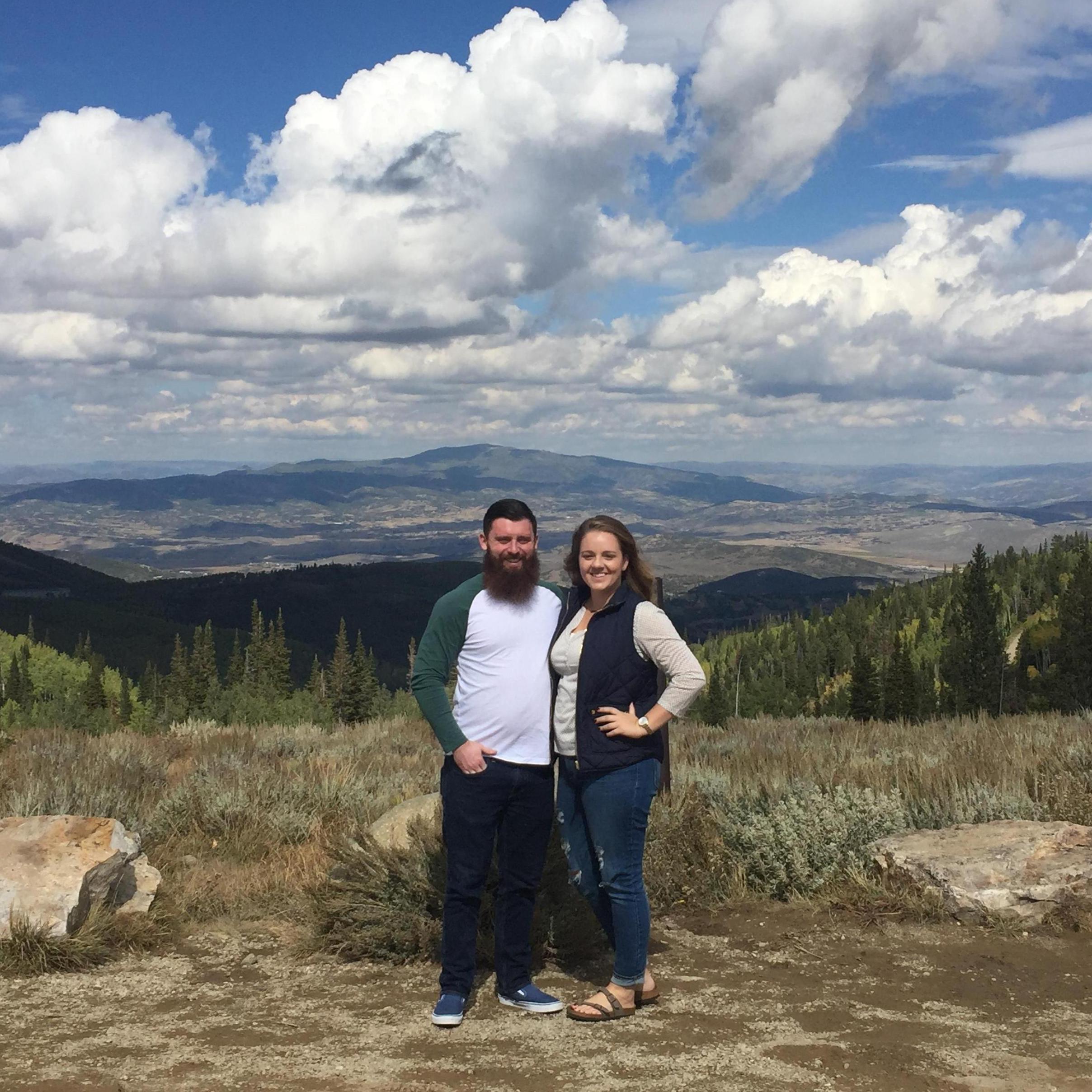 September 2017 - In Utah for the wedding of Celine's sister Corinne and brother in law Adam