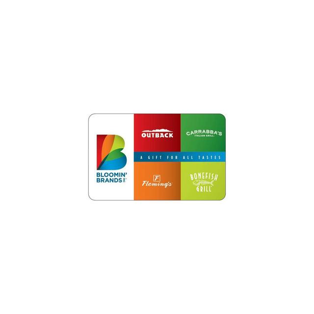 Bloomin' Brands Gift Card $50 (Email Delivery)