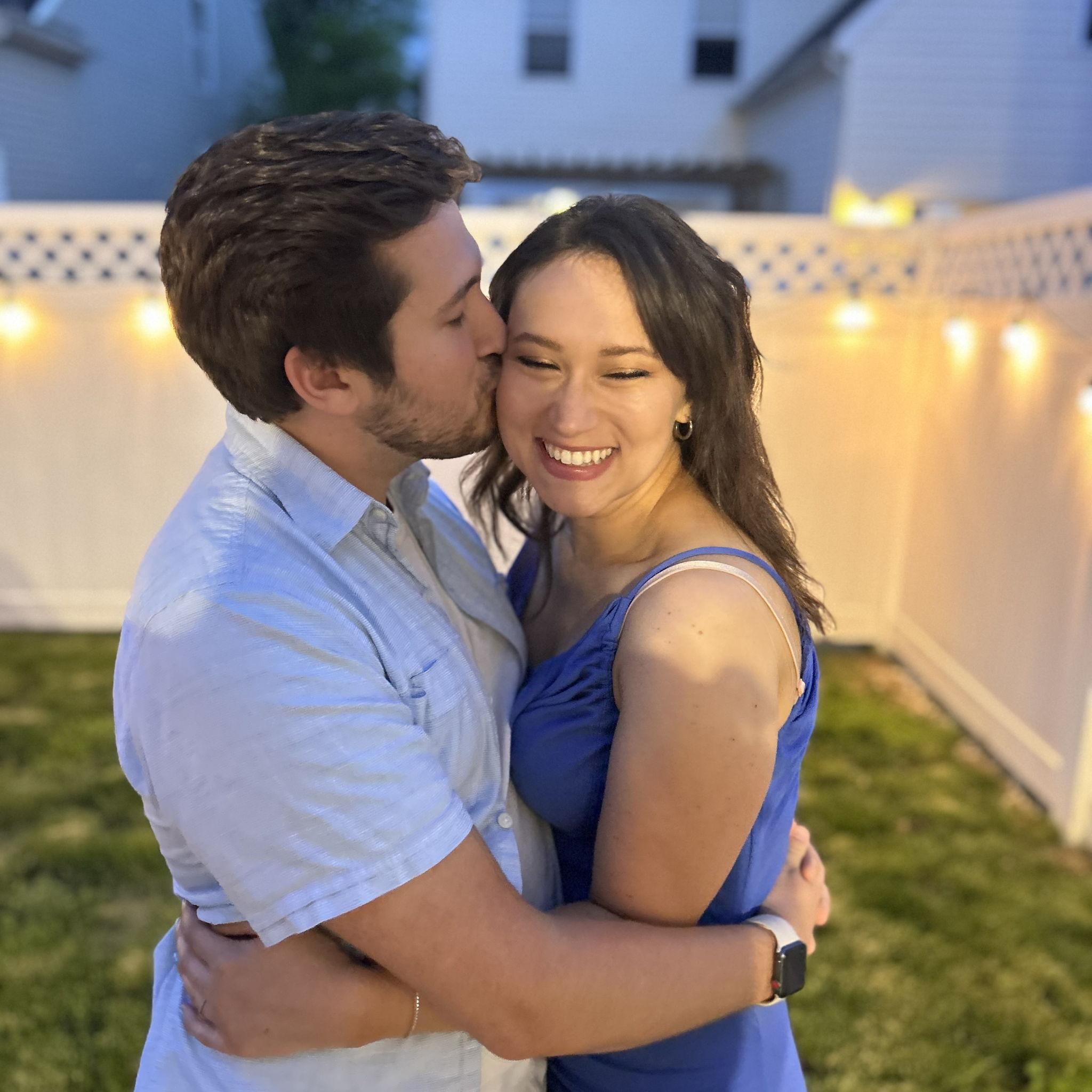 Our shared birthday party where we announced we were dating to our friends (they already knew of course)!