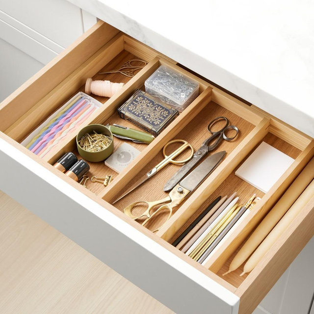 Hold Everything Expandable In Drawer Tool Organizer, Ashwood, Small