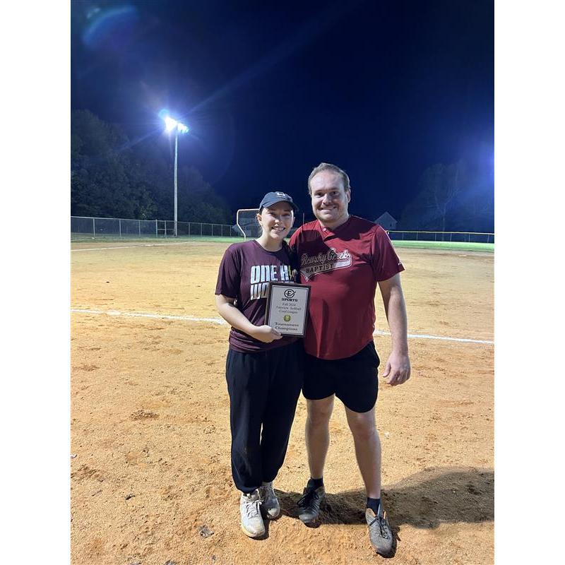 Our first softball championship together - October 2024