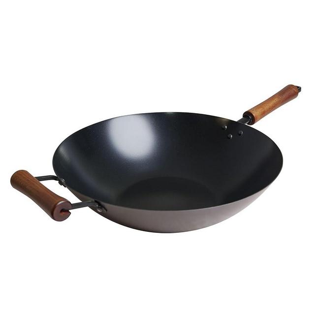 JOYCE CHEN Classic Series 14-Inch Ceramic Nonstick Carbon Steel Wok