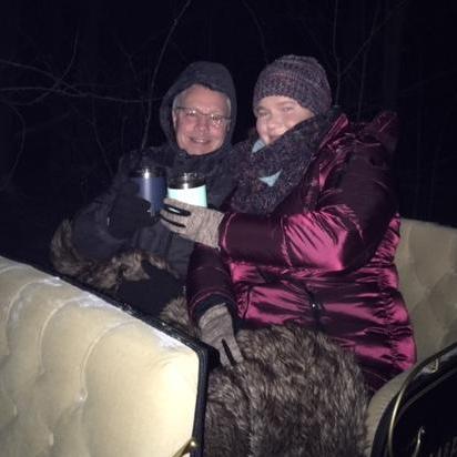 A romantic (and Cold!) sleigh ride