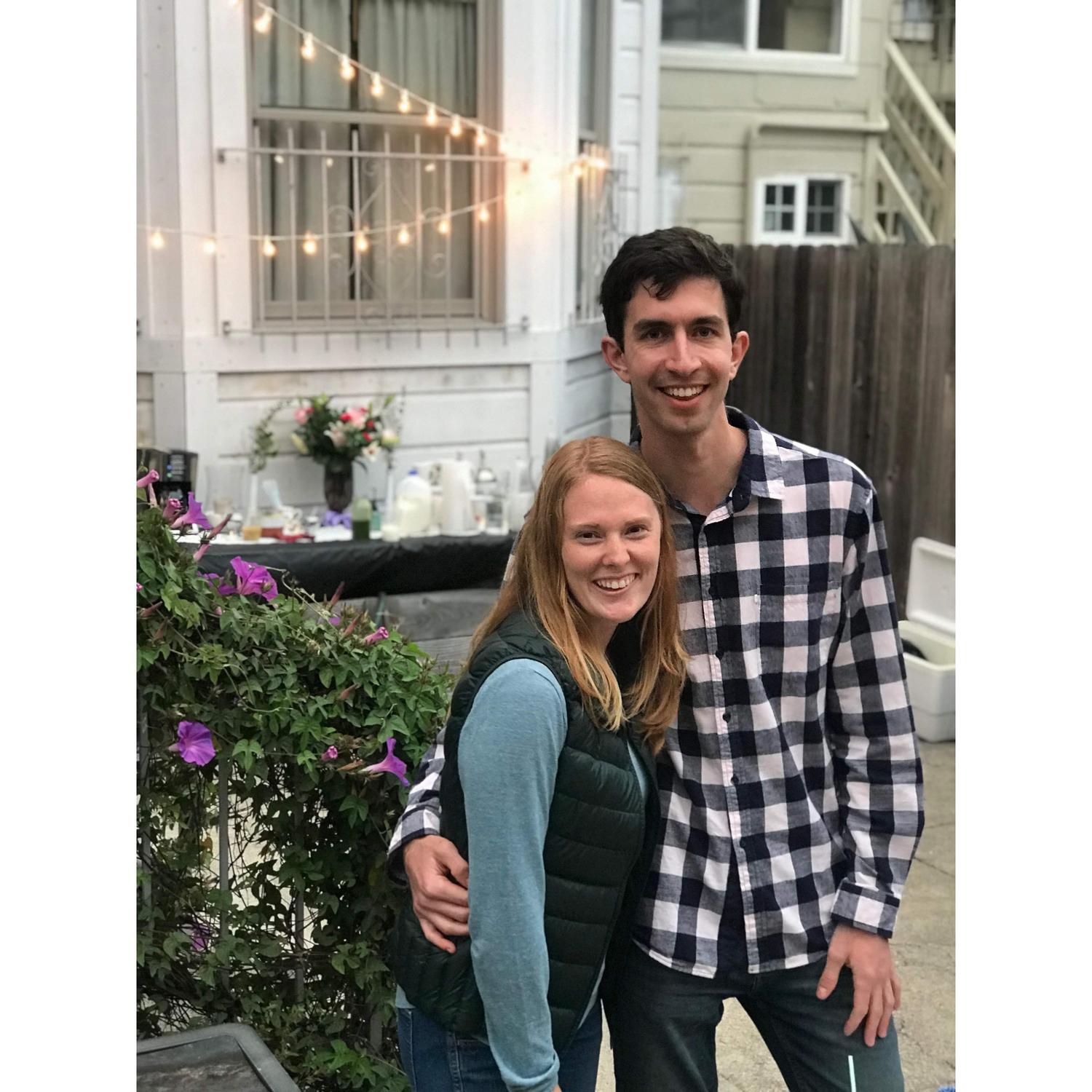 Some of our church friends put together a little party for us the night we got engaged. What sweet friends we have!