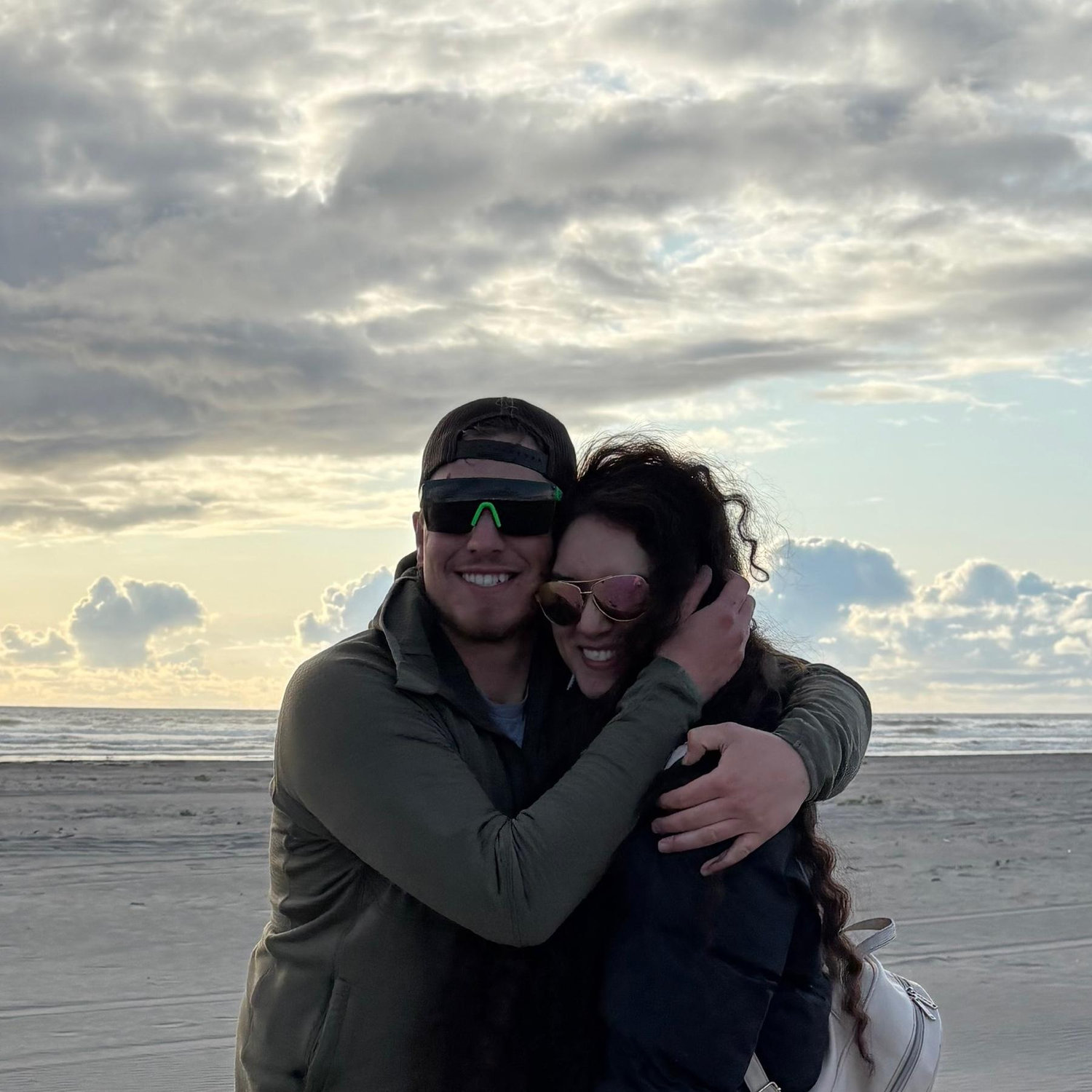 1st time at the beach together