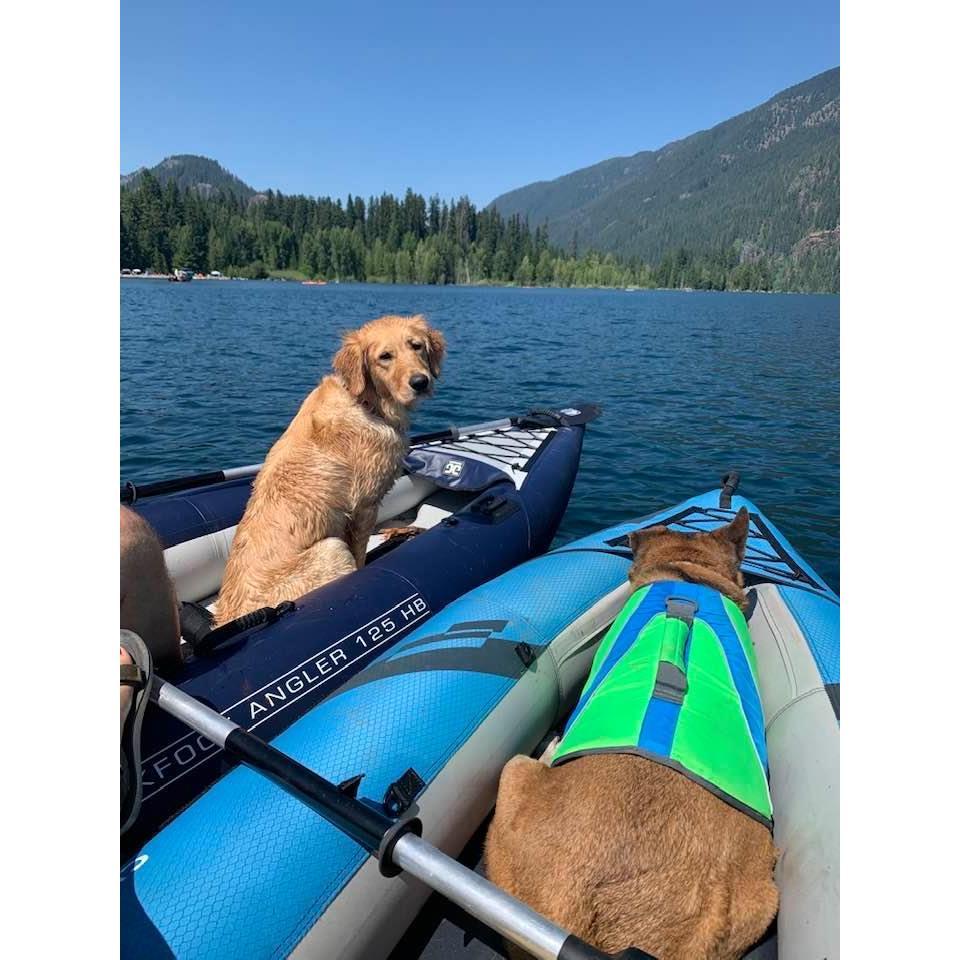 We recently purchased 2 inflatable kayaks! You can find us on the water on the weekends. Our dogs seem to love the kayaks as well!